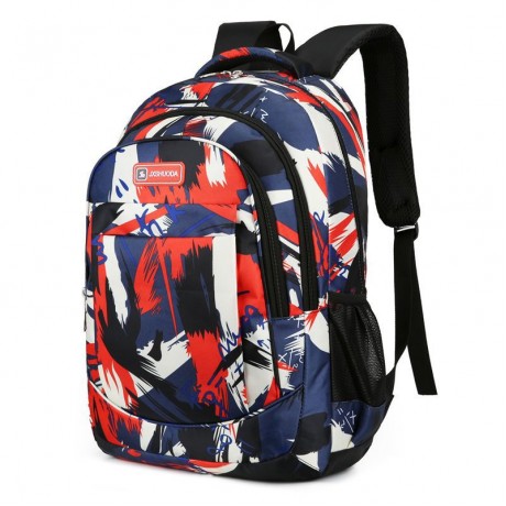 Cross-border wholesale export large-capacity backpack for men and women, outdoor travel and leisure backpack, Oxford camouflage student backpack