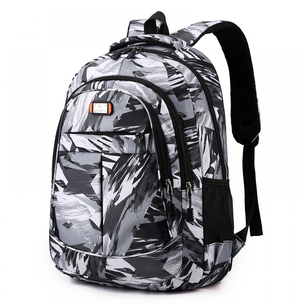 Cross-border foreign trade large-capacity backpack for men, Korean-style unisex backpack suitable for high school and middle school students, fashionable and trendy campus backpack