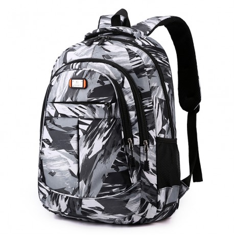 Cross-border foreign trade large-capacity backpack for men, Korean-style unisex backpack suitable for high school and middle school students, fashionable and trendy campus backpack