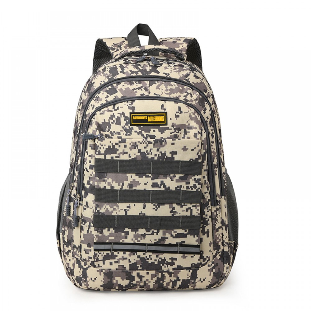 Cross-border wholesale backpacks for international trade: trendy camouflage schoolbags for primary and secondary students, Korean-style casual unisex backpacks