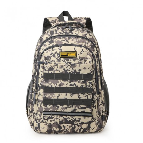 Cross-border wholesale backpacks for international trade: trendy camouflage schoolbags for primary and secondary students, Korean-style casual unisex backpacks