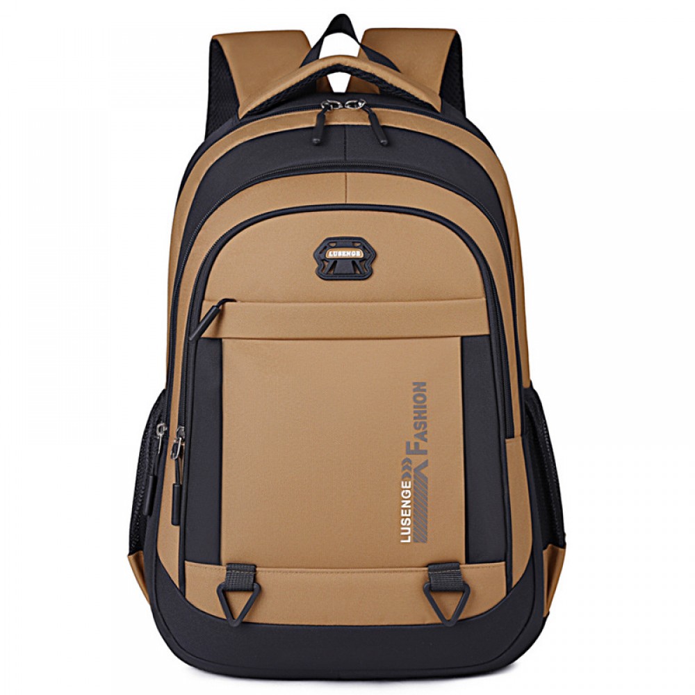 Lightweight, burden-reducing Korean-style backpack for men and women—minimalist, solid-color, collegiate-style backpack for students and travelers