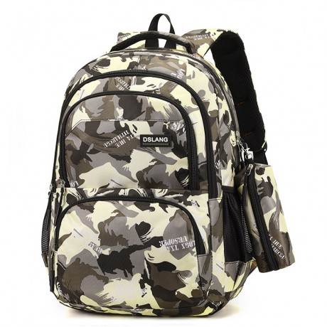 Cross-border foreign trade backpack for men and women, schoolbag for junior high school students, large-capacity backpack for primary and secondary school students, high school and university students, and travel backpack