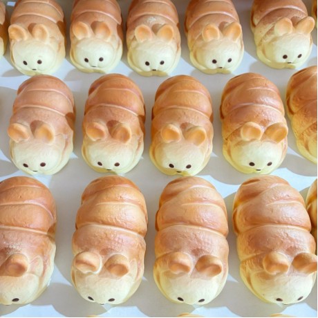 Xiaohongshu-style realistic bread-shaped stress-relief toy with soft, sticky, slow-rebound texture
