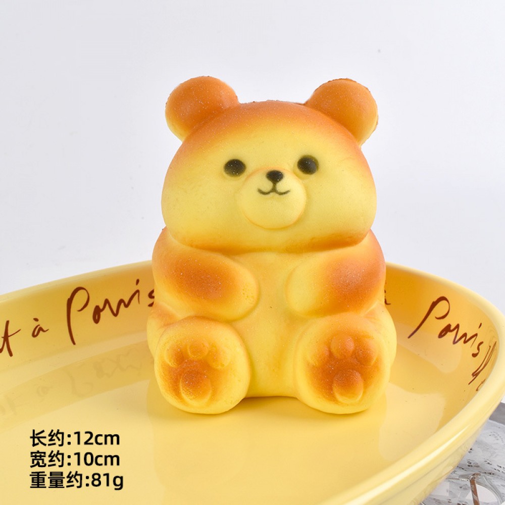Slow-rebound simulated bread stress-relief toy, squeezable item, popular on Xiaohongshu, model furniture decoration, window display
