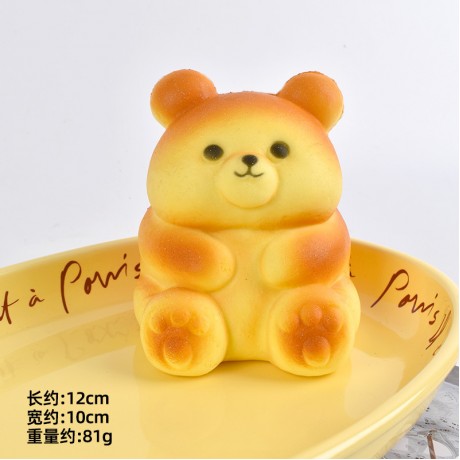 Slow-rebound simulated bread stress-relief toy, squeezable item, popular on Xiaohongshu, model furniture decoration, window display