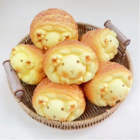 Slow-rebound squishy toy shaped like realistic food, a cross-border bestseller—soft, moist, moldable stress-relief toy that’s satisfying to squeeze and stick to fingers, popular among women.