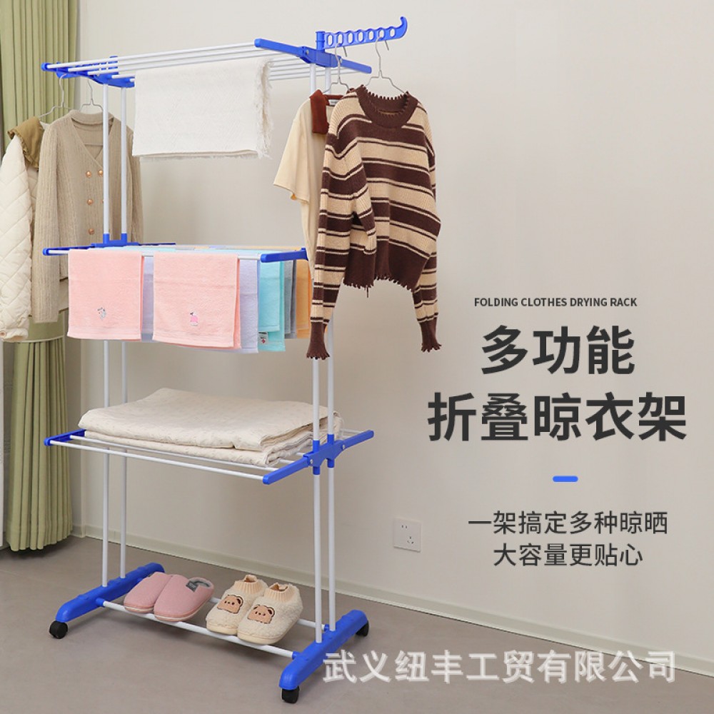 Simple Multi-Tier Wardrobe for Home Use, Bedroom or Rented Apartment—Sturdy Single/Double Wardrobe for Clothing Storage, Instagram-Style
